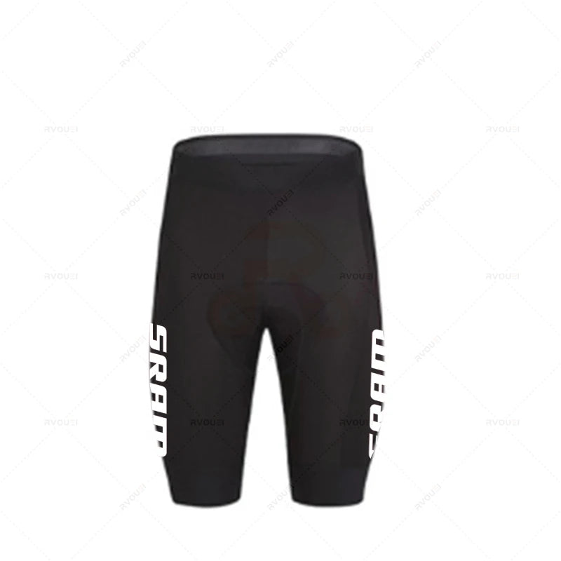 2023 Sram Cycling Jersey Sets Summer Short Sleeve Bicycle Breathable Men's MTB Bike Clothing Maillot Ropa Ciclismo Uniform Suit