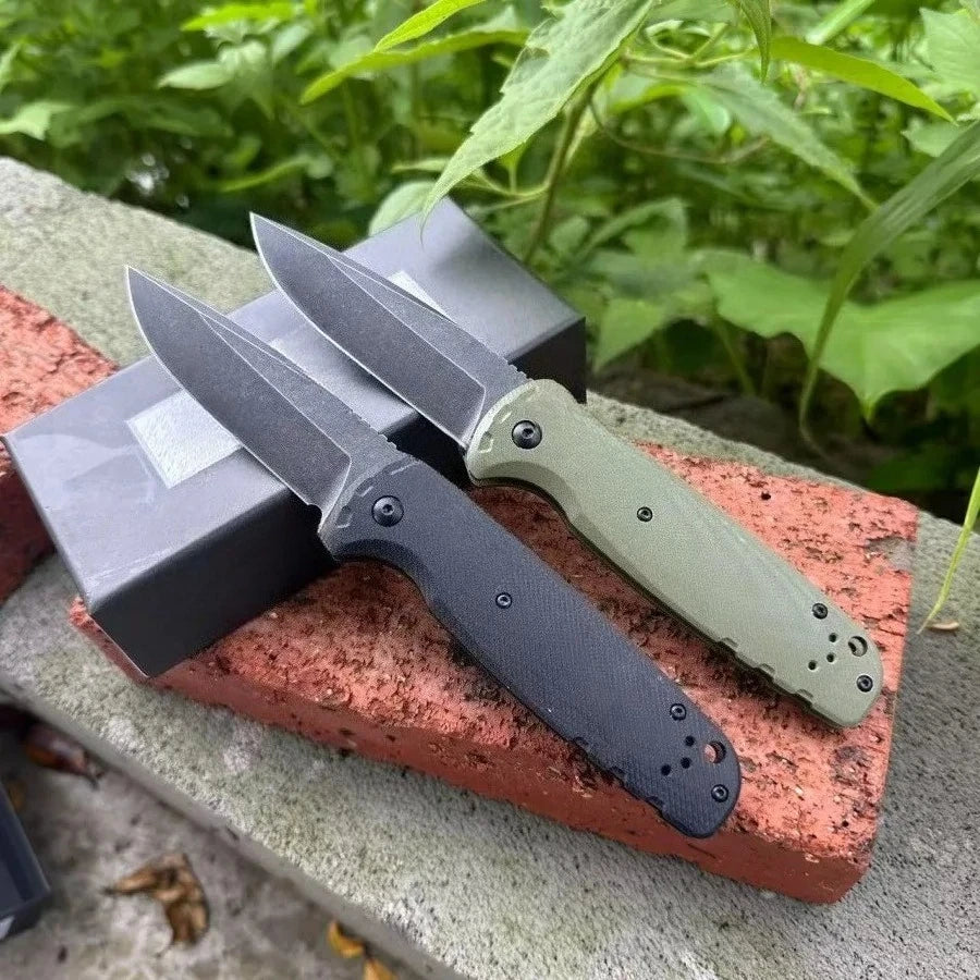 Outdoor Survival Folding Knife EDC Knife D2 Steel G10 Handle BM Knife 4300 Knife Fan Collector Suitable for Survival Hunting