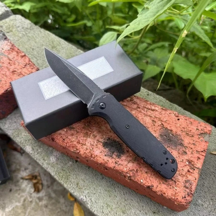 Outdoor Survival Folding Knife EDC Knife D2 Steel G10 Handle BM Knife 4300 Knife Fan Collector Suitable for Survival Hunting
