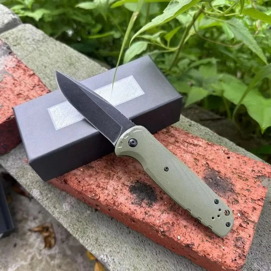 Outdoor Survival Folding Knife EDC Knife D2 Steel G10 Handle BM Knife 4300 Knife Fan Collector Suitable for Survival Hunting