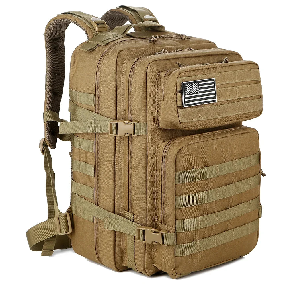 Tactical Backpacks Outdoor 45L Large Capacity Man 3 Days Molle Hking Bags For Outdoor Trekking Camping Backpack