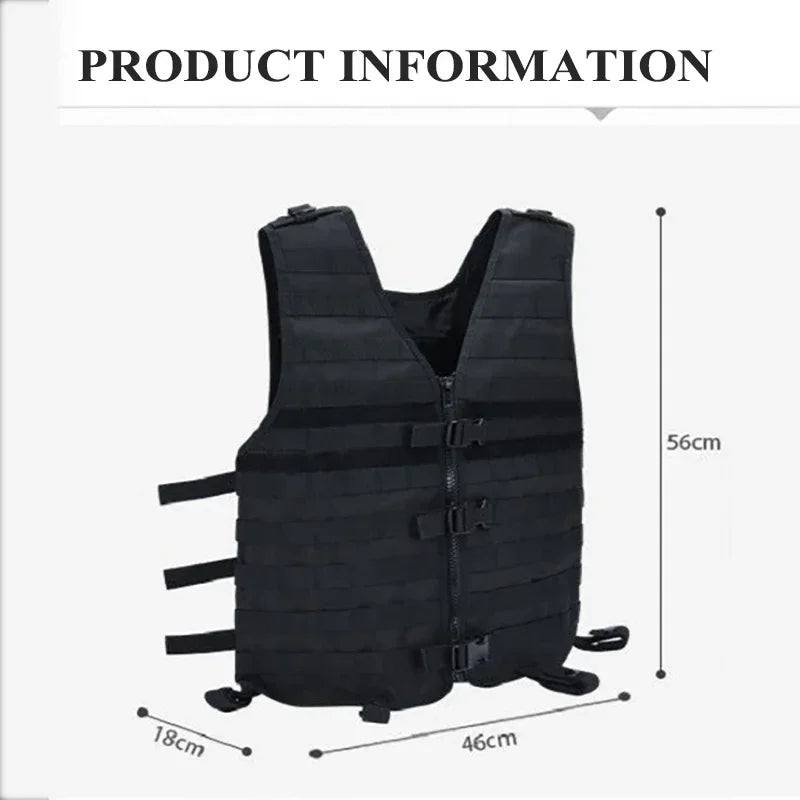 Tactical Molle Vest Army Swat Utility Airsoft Vests Outdoor Sports Waistcoat CS Fishing Hunting Security Guard Suit