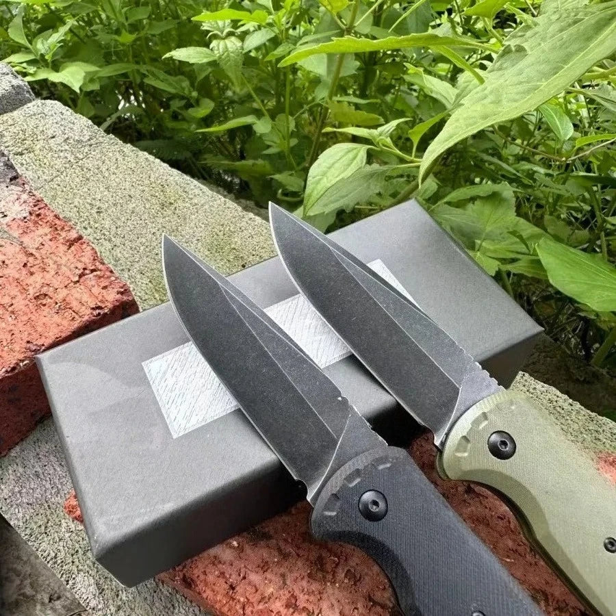 Outdoor Survival Folding Knife EDC Knife D2 Steel G10 Handle BM Knife 4300 Knife Fan Collector Suitable for Survival Hunting