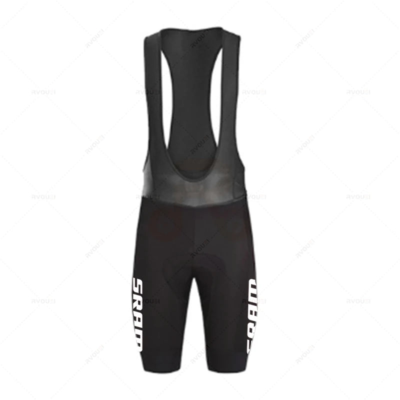 2023 Sram Cycling Jersey Sets Summer Short Sleeve Bicycle Breathable Men's MTB Bike Clothing Maillot Ropa Ciclismo Uniform Suit