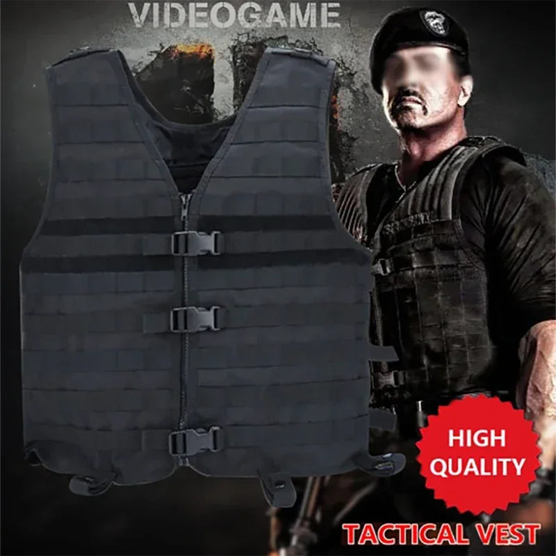 Tactical Molle Vest Army Swat Utility Airsoft Vests Outdoor Sports Waistcoat CS Fishing Hunting Security Guard Suit