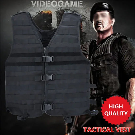 Tactical Molle Vest Army Swat Utility Airsoft Vests Outdoor Sports Waistcoat CS Fishing Hunting Security Guard Suit