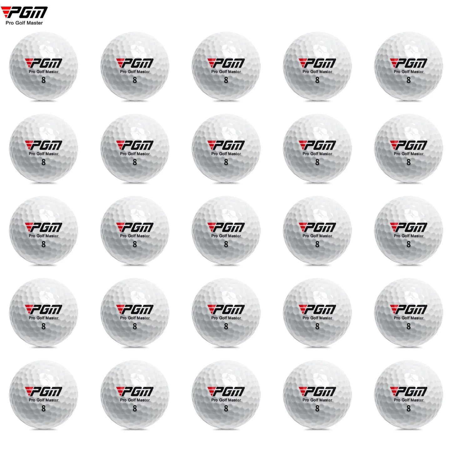 PGM Official 3-Layer Premium Golf Balls Practice Compet Performance Training for Distance Straight Shots Golf Design for Sport