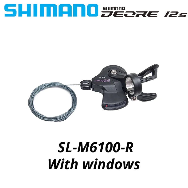 Shimano Deore M6100 1x12 Speed Derailleurs Groupset 12 Speed Right Shift Lever Dowel CN Chain RD Sunshine Cassette 46T 50T 52T